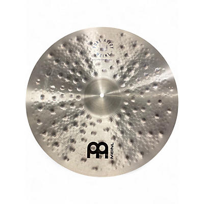 Used MEINL 22in PURE ALLOY EXTRA HAMMERED HATS Cymbal