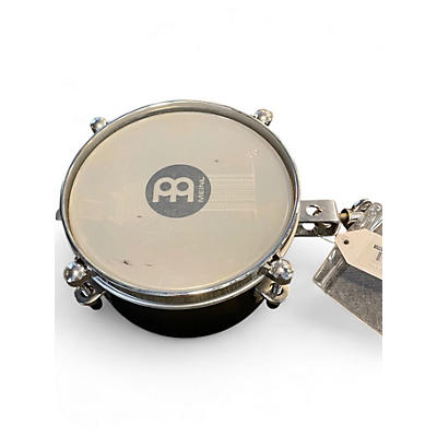 Used MEINL 8in POCKET SNARE Black Drum