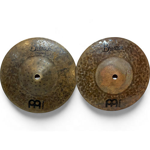 Used MEINL 8in byzance hi hats Cymbal 24