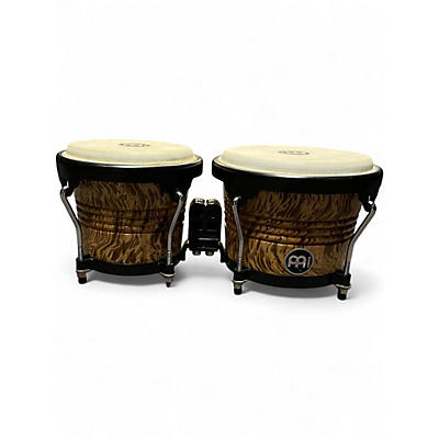 Used MEINL MEINL 30th Anniversary Edition Wood Bongo Leopard Burl Bongos