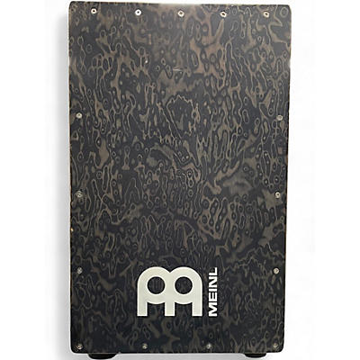 Used MEINL String Cajon Black Makah Burl Frontplate Cajon
