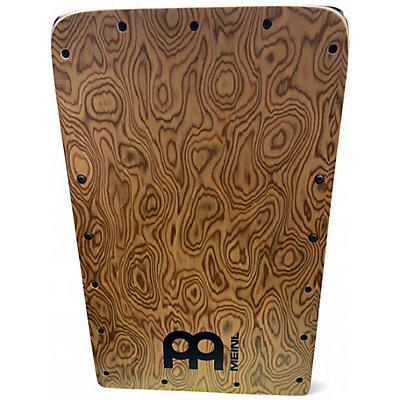 Used MEINL WOODCRAFT SERIES PICKUP CAJON MAKAH BURL Cajon