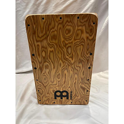 MEINL Used MEINL Woodcraft Series String Cajon With Makah Burl Frontplate Makah Burl Cajon