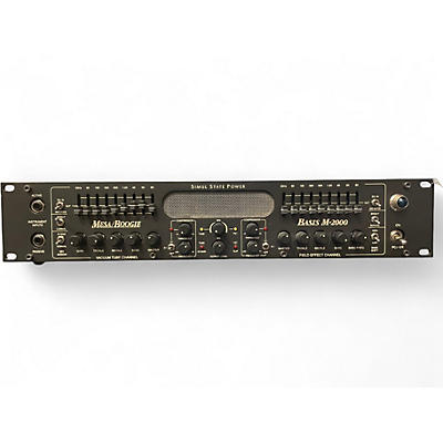 Used MESA/Boogie BASIS M2000 Bass Amp Head