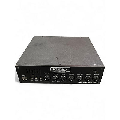 Used MESA/Boogie SUBWAY D800 Bass Amp Head