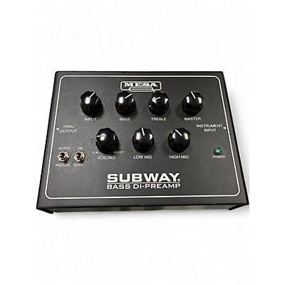Used MESA/Boogie Subway Bass DI-Preamp Pedal