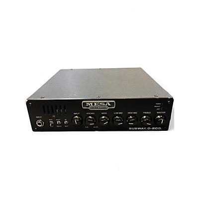 Used MESA/Boogie subway d-800 Bass Amp Head