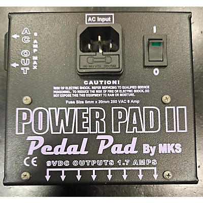 Used MKS PEDAL PAD POWER PAD II Power Supply