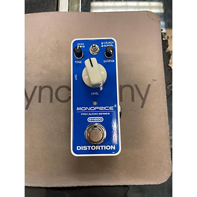 Monoprice Used MONOPRICE DISTORTION Effect Pedal