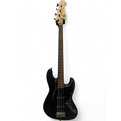 Monoprice Used MONOPRICE Jazz Bass Clone Black Electric Bass Guitar