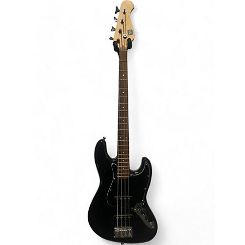 Monoprice Used MONOPRICE Jazz Bass Clone Black Electric Bass Guitar Black