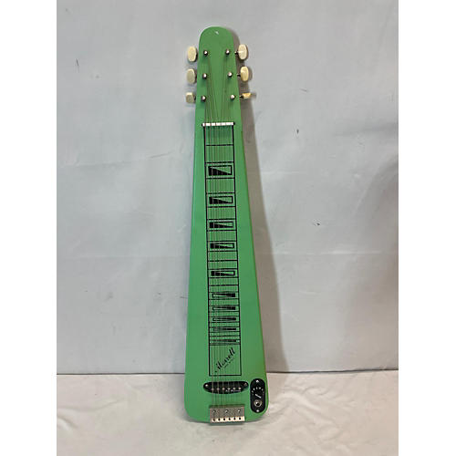 Morell Used MORELL LAP STEEL Green Lap Steel Green