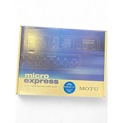 Used MOTU Micro Express USB MIDI Interface