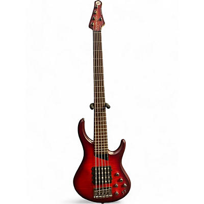 MTD Used MTD KINGSTON SUPER 5 RED BURST Electric Bass Guitar