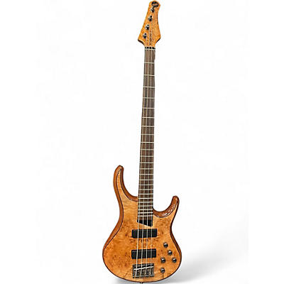 Used MTD KINGSTON Z4 QUILT TOP NATURAL Electric Bass Guitar