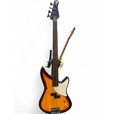 Used MTD Kingston 4 String Fretless 2 Color Sunburst Electric Bass Guitar