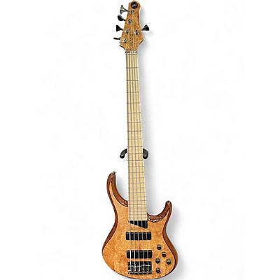 Used MTD Kingston 5 String Natural Electric Bass Guitar