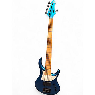 Used MTD Kingston Artist 5 Blue Electric Bass Guitar