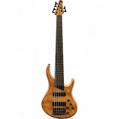 Used MTD Kingston KZ 6 String Fretless Natural Electric Bass Guitar