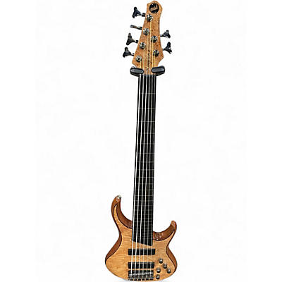 Used MTD Kingston KZ 6 String Natural Electric Bass Guitar