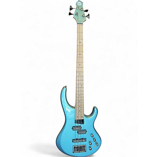 Used MTD Kingston LK4 Blue Electric Bass Guitar Blue