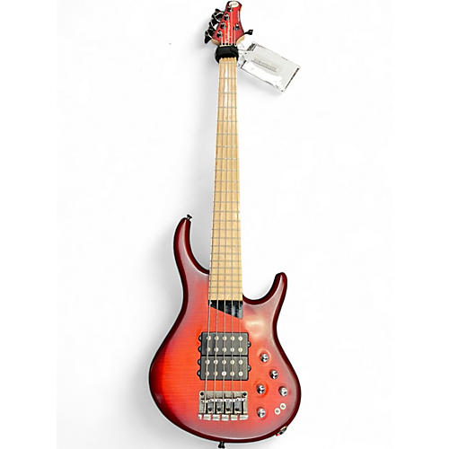 Used MTD Kingston Super 5 Red Electric Bass Guitar Red