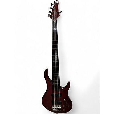 MTD Used MTD Kingston Z 5 String Fretless CHERRY RED Electric Bass Guitar