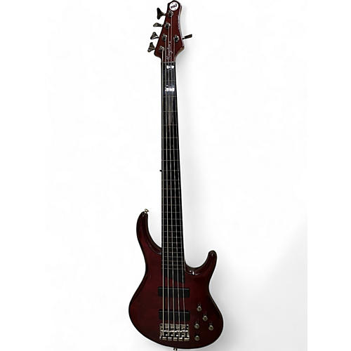 MTD Used MTD Kingston Z 5 String Fretless CHERRY RED Electric Bass Guitar CHERRY RED