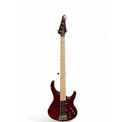 Used MTD Kingston Z4 Red Electric Bass Guitar