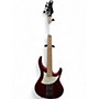 Used MTD Kingston z 4 String Fretless Chrome Red Electric Bass Guitar Chrome Red