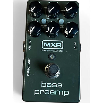 Used MXR BASS PREAMP Bass Effect Pedal