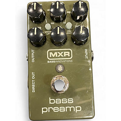 Used MXR BASS PREAMP Bass Effect Pedal
