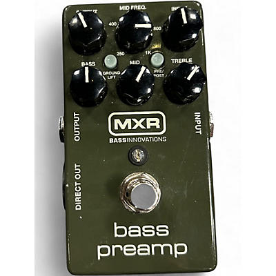 Used MXR BASS PREAMP Bass Effect Pedal