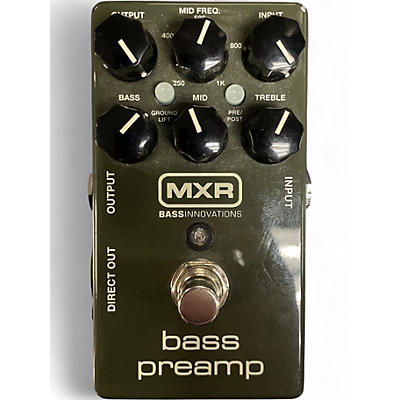 Used MXR BASS PREAMP Bass Effect Pedal