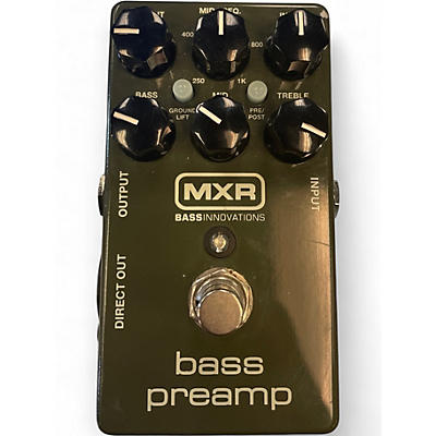 Used MXR BASS PREAMP Bass Effect Pedal