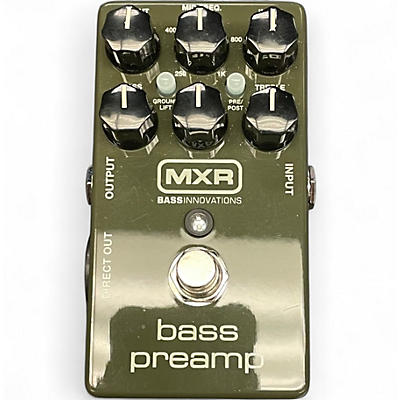 Used MXR Bass Preamp Bass Effect Pedal