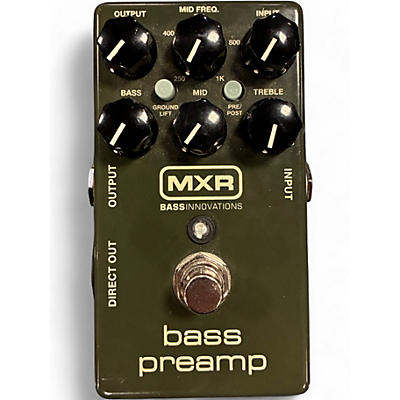 Used MXR Bass Preamp Effect Pedal