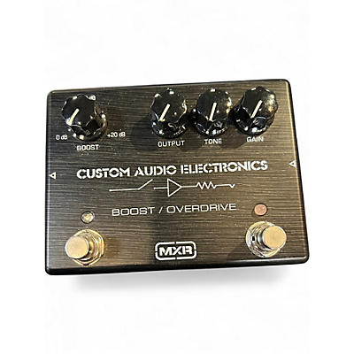 Used MXR CUSTOM AUDIO ELECTRONICS BOOST OVERDRIVE Effect Pedal