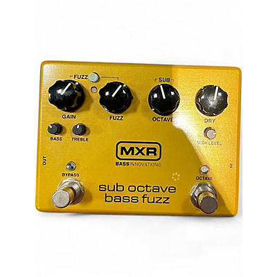 Used MXR M287 Sub Octave Bass Fuzz Bass Effect Pedal