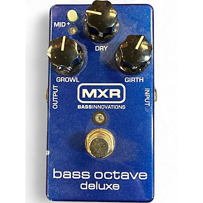 Used MXR M288 Bass Octave Deluxe Bass Effect Pedal
