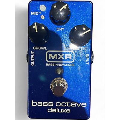 Used MXR M288 Bass Octave Deluxe Bass Effect Pedal