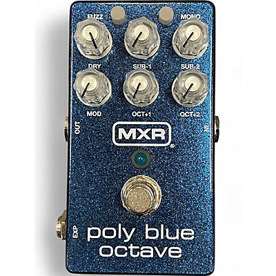 Used MXR M306 POLY BLUE OCTAVE Effect Pedal