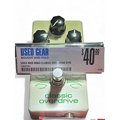 MXR Used MXR M66S Classic Overdrive Effect Pedal