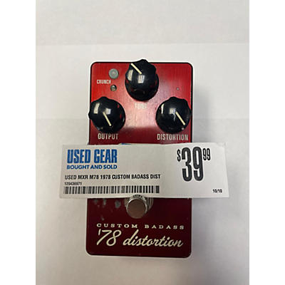 MXR Used MXR M78 1978 Custom Badass Distortion Effect Pedal