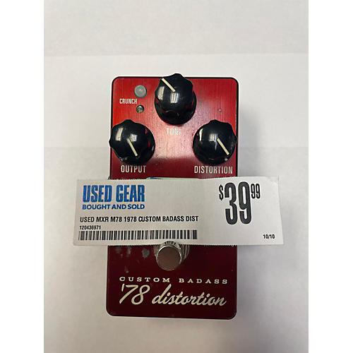 MXR Used MXR M78 1978 Custom Badass Distortion Effect Pedal