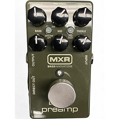 Used MXR M81 Bass Preamp Bass Effect Pedal