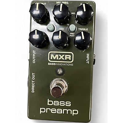 Used MXR M81 Bass Preamp Bass Effect Pedal