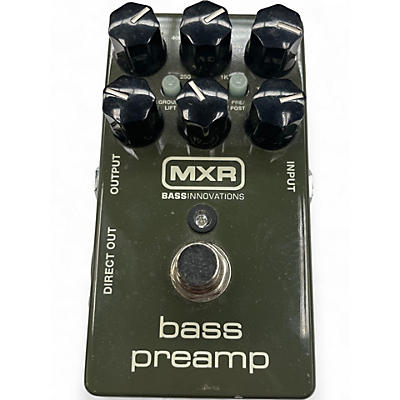 Used MXR M81 Bass Preamp Effect Pedal