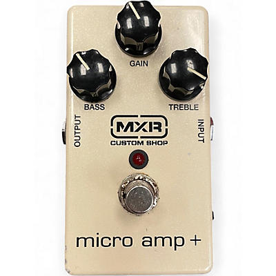 Used MXR MICRO AMP+ Effect Pedal