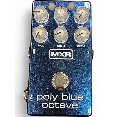 Used MXR POLY BLUE OCTAVE Effect Pedal